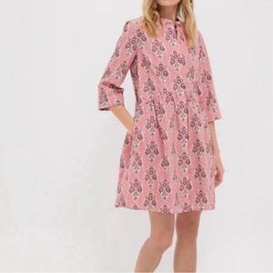Tuckernuck Pink Floral Long Sleeve Dress